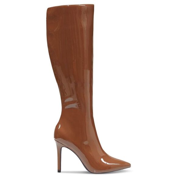 Cognac patent boots - Picture 4 of 5